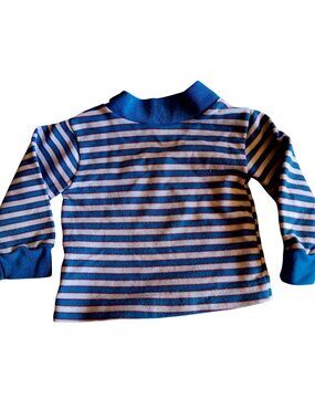 Vintage Boys 3T Knit Stretch Top 1970's Wards Mock Neck Sesame Ernie Burt Wards